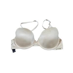 Laundry by Shelli Segal Nude Bra 34B Underwire Push-Up Padded Adjustable Straps